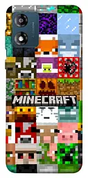 Чохол Demsky Minecraft collage для Motorola Moto E13