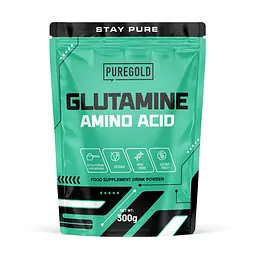 L-глютамін Glutamine 300 г, вишня для відновлення