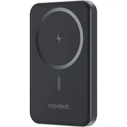 УМБ Choetech Magnetic Wireless 5000mAh 20W PD Qi-15W USB-C In/Out, тонкий, Black
