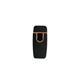 Електрозапальничка чорна USB сенсорна запальничка юсб подарункова запальничка спіральна Lighter 711 - мініатюра 6