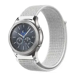 Ремінець BeCover Nylon Style для Xiaomi Amazfit Bip/Bip Lite/Bip S Lite/GTR 42mm/GTS/TicWatch S2/TicWatch E White (705830) - мініатюра 1