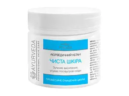 Засіб для очищення шкіри Triuga Ayurveda 90г Убтан аюрведичний Чиста шкіра