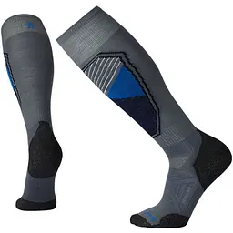 Термошкарпетки Smartwool Men's PhD Ski Light Pattern Socks 2016 38-41 Сірий-Синій