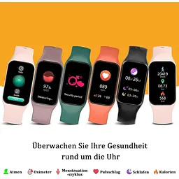 Смарт-годинник FeipuQu 1.47-дюймовий годинник для фітнес-трекера з вимірюванням кисню - мініатюра 3
