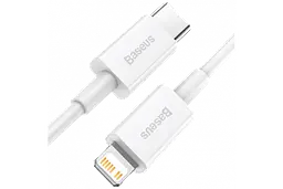 Кабель Baseus Superior Series Fast Charging Cable Type-C to Lightning PD 20W 0.25m CATLYS-02 White - мініатюра 2