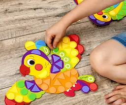 Набір для творчості Vladi Toys М'яка мозаїка, Тукан, укр. мова (VT4511-02) - мініатюра 4