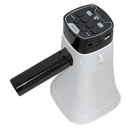 Гучномовець ручний Speaker L-026 білий, з акумулятором і з сонячною панеллю - мініатюра 4