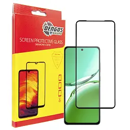 Скло захисне Dengos Full Glue OPPO Reno 12F 4G (black) (TGFG-374) - мініатюра 1