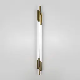 Латунний трубчастий стіновий LED світильник у корпусі 90 см Line F Арт. WJ351/900 AB