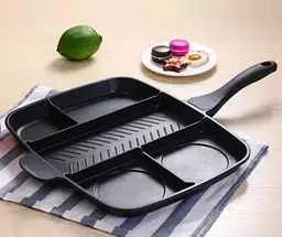 Сковорода гриль 5в1 GRILL PAN 38 см - мініатюра 3
