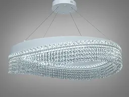 Світлодіодна люстра Diasha P7027/D800WH, кришталь, 100 W, 79 см, 15-25m2 - мініатюра 3