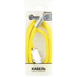 Дата кабель USB 2.0 AM to Type-C 1.0m yellow Dengos (PLS-TC-NS-YELLOW) - миниатюра 2