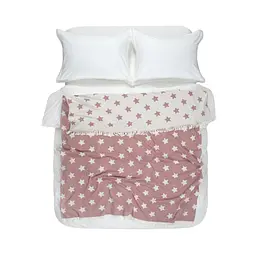 Плед Lotus Home - Star throw бургунді 130x170 - мініатюра 2
