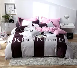 Комплект постільної білизни з компаньйоном TAG Tekstil S463 King Size (Євро maxi)