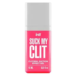 Смоктайзер (гель с эффектом посасывания) для клитора Intt Suck My Clit Wild Strawberry, 15 мл клубника,