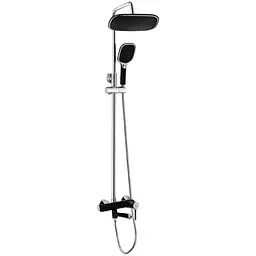 Душова система Qtap Grand BCR 1004, Чорний матовий