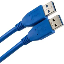 Кабель Extradigital USB 3.0 AM/AM 1.5м Blue (KBU1629) - мініатюра 2