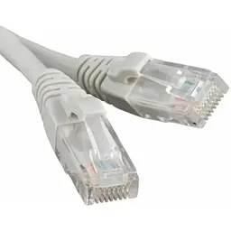 Патч-корд литий, UTP, RJ45, Cat.5e, 15m, сірий (4965)