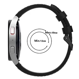 Ремінець шкіра-силікон BeWatch Samsung Galaxy Watch 4/5/6 20 мм Рожевий (1gw0103) - мініатюра 5