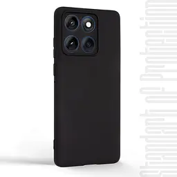 Чехол-накладка для смартфона Motorola Edge 60 Fusion 5G/60 5G противоударный, силиконовый, термополиуретановый (ТПУ), с защитой камеры и корпуса, черный, защита всего корпуса, ArmorStandart (ARM85835) - мініатюра 2