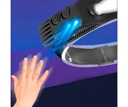 Ліхтар налобний X-Balog W689-1 Touch Control Multifunction Induction Headlamp - мініатюра 4