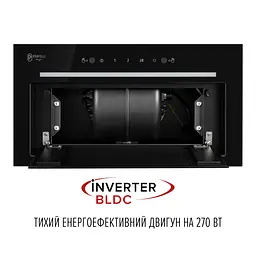 Витяжка повновбудована PERFELLI DESIGN FILINI 5 NERO SILENZIO - мініатюра 4
