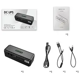 ДБЖ для роутерів Yepo Smart DC-UPS 10400mAh DC-5V/9V/12V (UA-112485) - мініатюра 3