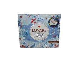 Набір чаю LOVARE 60 пакетиків Flowers and Tea«Портфель» 12 видів по 5 шт