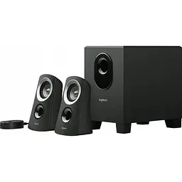 Акустична система Logitech 2.1 Z313 Black (980-000413) - мініатюра 2