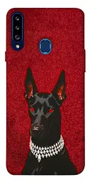 TPU чохол Demsky Premium doberman для Samsung Galaxy A20s