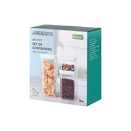 Ємність для сипучих продуктів Ardesto Fresh комплект 3 шт (AR4103FT) - мініатюра 2