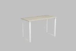 Письмовий стіл Ferrum-decor Драйв 750x1400x700 Білий метал ДСП Дуб Сонома 16 мм (FRD-103209) - мініатюра 7