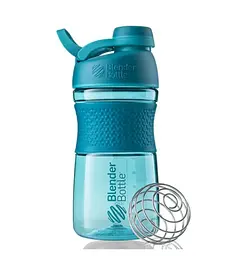 Шейкер спортивний BlenderBottle SportMixer Twist 20oz/590 мл Teal (Twist 20oz Teal) - мініатюра 1