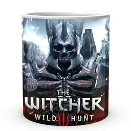 Кухоль GeekLand The Witcher Відьмак Король дикого полювання TW.02.363 330 мл білий - мініатюра 2
