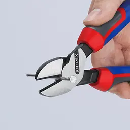 Кусачки бокові (бокорізи) особливої потужності O4,2мм, 200мм KNIPEX 74 02 200, фосфатовані - мініатюра 5