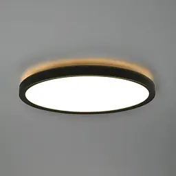 Світильник Videx LED DL3R 18W 4000K з декоративною підсвіткою круглий чорний (VL-DL3R-184B) - мініатюра 5