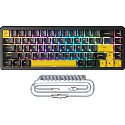 Клавіатура Attack Shark X65 RGB HE Starry Black (AS-6972792470535-SB-UA) [176658] - мініатюра 10