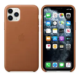 Шкіряний чохол-накладка Leather Case MWYD2ZM/A для Apple iPhone 11 Pro (5.8") Saddle Brown - мініатюра 9
