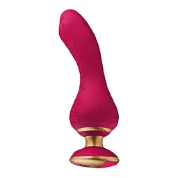 Вібратор Shunga Sanya Intimate Massager для точки G, 18.5х3.8 см малиновий - мініатюра 9