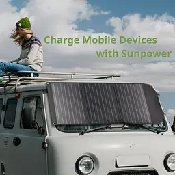Портативний зарядний пристрій сонячна панель Bresser Mobile Solar Charger 90 Watt USB DC (3810060) - мініатюра 8