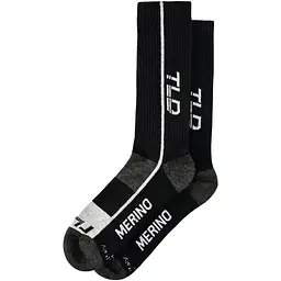 Шкарпетки TLD Chill Merino Wool Socks Mono Black S/M Troy Lee Designs (1106-873472002) - мініатюра 2