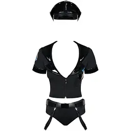 Еротичний костюм Obsessive Police Set S/M - мініатюра 2