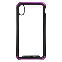 Защитный чехол для Apple iPhone Xs Max, разноцветный, Element Case, прозрачный противоударный, панель, пластиковый с металлическим бортиком, защита всего корпуса, прочный, ArmorStandart (ARM53421)