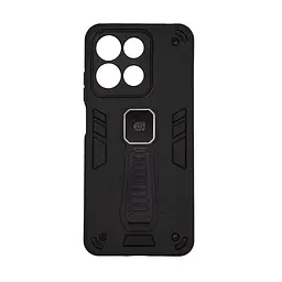 Чехол для Motorola G15/G15 Power/G17 Power 4G/G17 4G, Proover, черный, с подставкой и магнитом, противоударный, ударопрочный, бронированный, панель-накладка, защита всего корпуса, термополиуретан (TPU) + поликарбонат (PC), ArmorStandart (ARM91057)