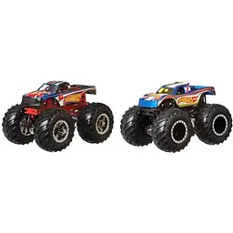 Набір Hot Wheels із 2 машинок-позашляховиків серії Monster Trucks в асортименті (FYJ64) - мініатюра 7