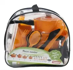 Великий дитячий розвиваючий ігровий набір посуду для кухні Cooking Set для дівчинки RL 71498