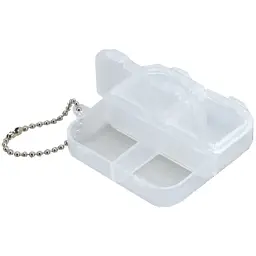 Коробка Meiho Square 4 case 66x66x18mm Clear - мініатюра 2