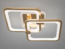 Сучасна стельова LED-люстра для дитячої Diasha 8208/2G LED 3color dimmer — золота, 50 Вт, 33×42 см - мініатюра 4