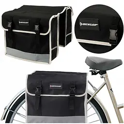 Велосипедна сумка на багажник, велосумка 26L Dunlop чорна