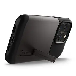 Оригінальний протиударний чохол Spigen Slim Armor для Apple Iphone 13 Pro (6.1") Gunmetal ACS03303 - мініатюра 2
